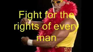 Hulk Hogan theme song lyrics video