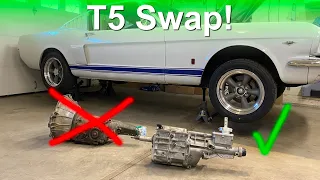 How to swap a C4 Transmission for a T5 Transmission (Part 2 of 2)