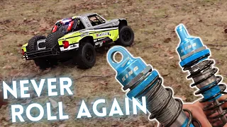 STOP Traction Rolling | Losi Super Baja Rey Shock Tuning & Spring Upgrade