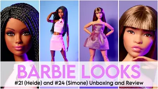 Wave 4 Barbie Looks 21 and 24 - Heide / Simone Unboxing and Review