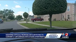 Kissimmee considering paying people to convert garages into studio apartments