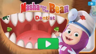 Cleaning teeth with Masha | Masha and the Bear Dentist video game