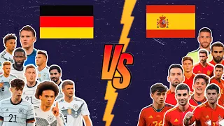 • 2023 GERMANY VS 2023 SPAIN 🔥 ULTIMATE VS 🔥 (Neuer, Sane, Morata, Torres, Müller)