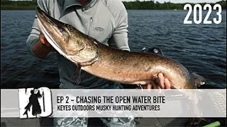 Chasing the Open Water MUSKIE Bite - Keyes Outdoors Musky Hunting Adventures