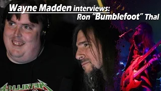 Wayne Madden interviews musician Bumblefoot live