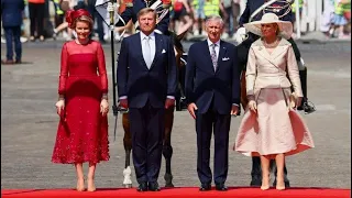 King Willem-Alexander & Queen Maxima State Visit Belgium (Day 1)