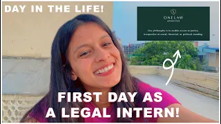 FIRST DAY AS A LEGAL INTERN|DAY IN THE LIFE|SUMMER INTERNSHIP