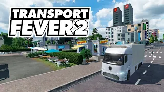 Transport Fever 2 - Еда в маленький городок! #42