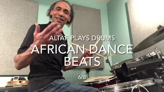 6/8 African Drum Set Grooves  (Afro Beats - Pop -  Rock - Soul - Jazz - Funk - Afro Fusion)