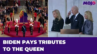 US President Joe Biden, First Lady Jill Biden Pay Their Respects To The Queen | Westminster Hall