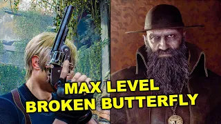 Resident Evil 4 Remake - MAX LEVEL BROKEN BUTTERFLY MAGNUM VS Bosses Gameplay