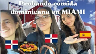 Probando COMIDA DOMINICANA 🇩🇴 en Estados Unidos🇺🇸 | perspectiva de una dominicana y española