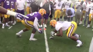Watch LSU Big Cat Drill from Thursday practice