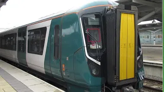 Class 730 Arrives at Derby with 60028 & 60046