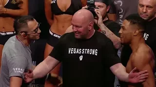 UFC 216: Weigh-in Face Offs