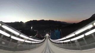 360 Grad Video: Skisprung Vierschanzentournee