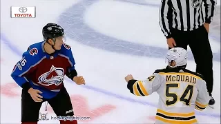 Adam McQuaid vs Nikita Zadorov Oct 11, 2017