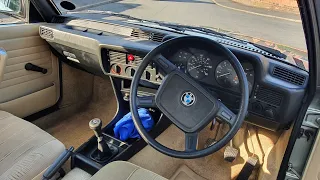 Messy Interior Detail | 1983 BMW E21 316