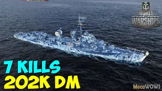 World of WarShips | Chung Mu | 7 KILLS | 202K Damage - Replay Gameplay 4K 60 fps