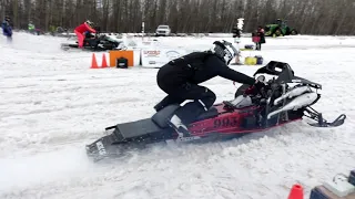 Wetaskiwin Snow Drags 2020 SSRA Snowmobile Racing