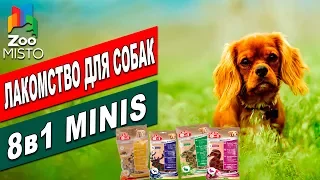 Лакомство для собак 8в1 Минис |  Обзор лакомства для собак | 8in1Minis - review