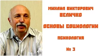 Михаил Величко - Основы социологии - Психология Часть 3