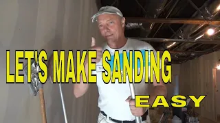 Drywall sanding made easy