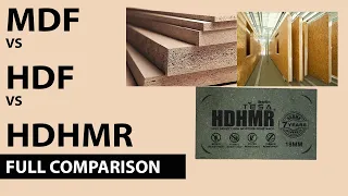 MDF vs HDF vs HDHMR || Which one to use || Which is Better || What to use हिंदी || (Full Comparison)