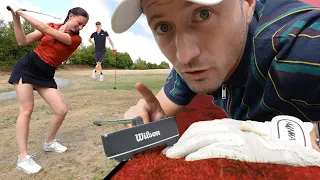 Das 1. Mal auf dem Golfplatz!