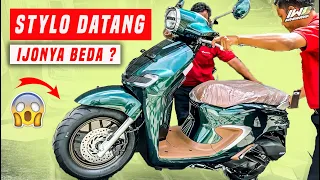 HOREE‼️ NEW STYLO 160 AKHIRNYA TIBA DI RUMAH 🔥 LHOO, KOK RADA BEDA IJONYA⁉️😱