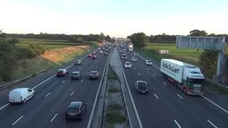 M6 Motorway Traffic - Time Lapse