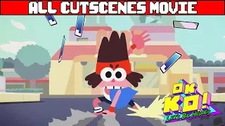 OK KO LET'S BE HEROES All Cutscenes Movie (Game Movie)