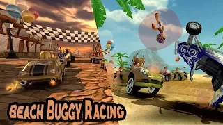 BEACH BUGGY RACING 2 - Rez VS Leilani " Easy Street " Walkthrough All Level 3 Stars By Remo singh