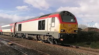23/11/22 - DB Cargo Class 67 - 67014 & TFW DVT 82216 - Holyhead to Cardiff Central