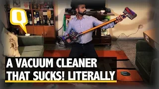 The Dyson V8 Absolute Vacuum Cleaner Sucks! (Almost Anything) | The Quint