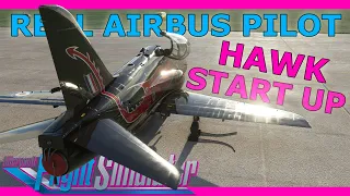 Hawk Cold + Dark Tutorial with a Real Airbus Pilot! MSFS JustFlight Hawk T1