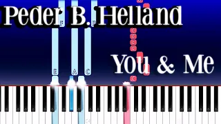 Peder B. Helland - You & Me (Piano Tutorial)