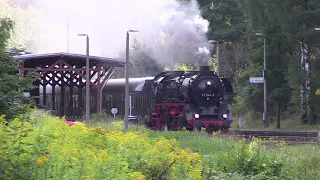 Schwerer Sonderzug muss aus dem Stand gegen den Berg beschleunigen