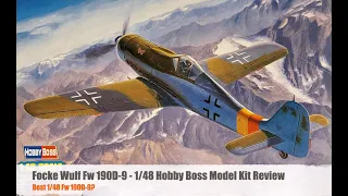 Focke Wulf Fw 190D-9 - 1/48 Hobby Boss Model Kit Review - Best Fw 190D-9 Kit?