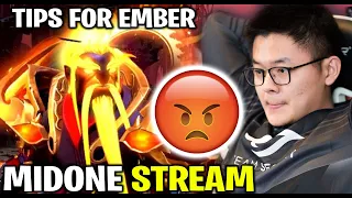 MIDONE: Tips when plays Ember Spirit - MidOne Stream Moments #9