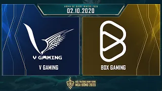 V Gaming vs BOX Gaming | VGM vs BOX - Vòng 10 ngày 2 [02.10.2020] - ĐTDV mùa Đông 2020