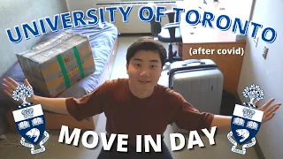 UOFT MOVE IN DAY VLOG | University of Toronto College Move In Day 2021