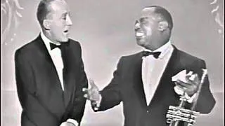 © LOUIS ARMSTRONG & Bing Crosby - 'Basin Street Blues' & 'Lazy Bones' 1959.★☆★