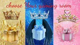 Choose Your Gift 🎁🤑🥳||2 Good And 1 Bad Challenge||Blue Pink And Gold #chooseyourgift