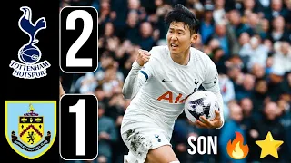 Tottenham vs Burnley (2-1) Premier League 2024 Spurs vs burnley HIGHLIGHTS