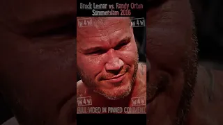 Brock Lesnar BUSTS OPEN Randy Orton 🤕🩸 #brocklesnar #randyorton #summerslam #wwe #shorts