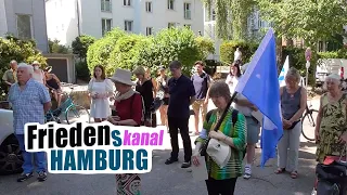 Überfall Deutschlands auf die Sowjetunion - 80. Jahrestag vor dem russischen Generalkonsulat Hamburg