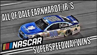 All of Dale Earnhardt, Jr.'s NASCAR Superspeedway Wins