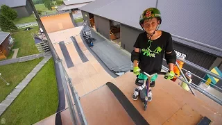 SCOOTER KID vs MEGA RAMP!