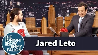 Jared Leto Brings Jimmy a Gift from the Joker